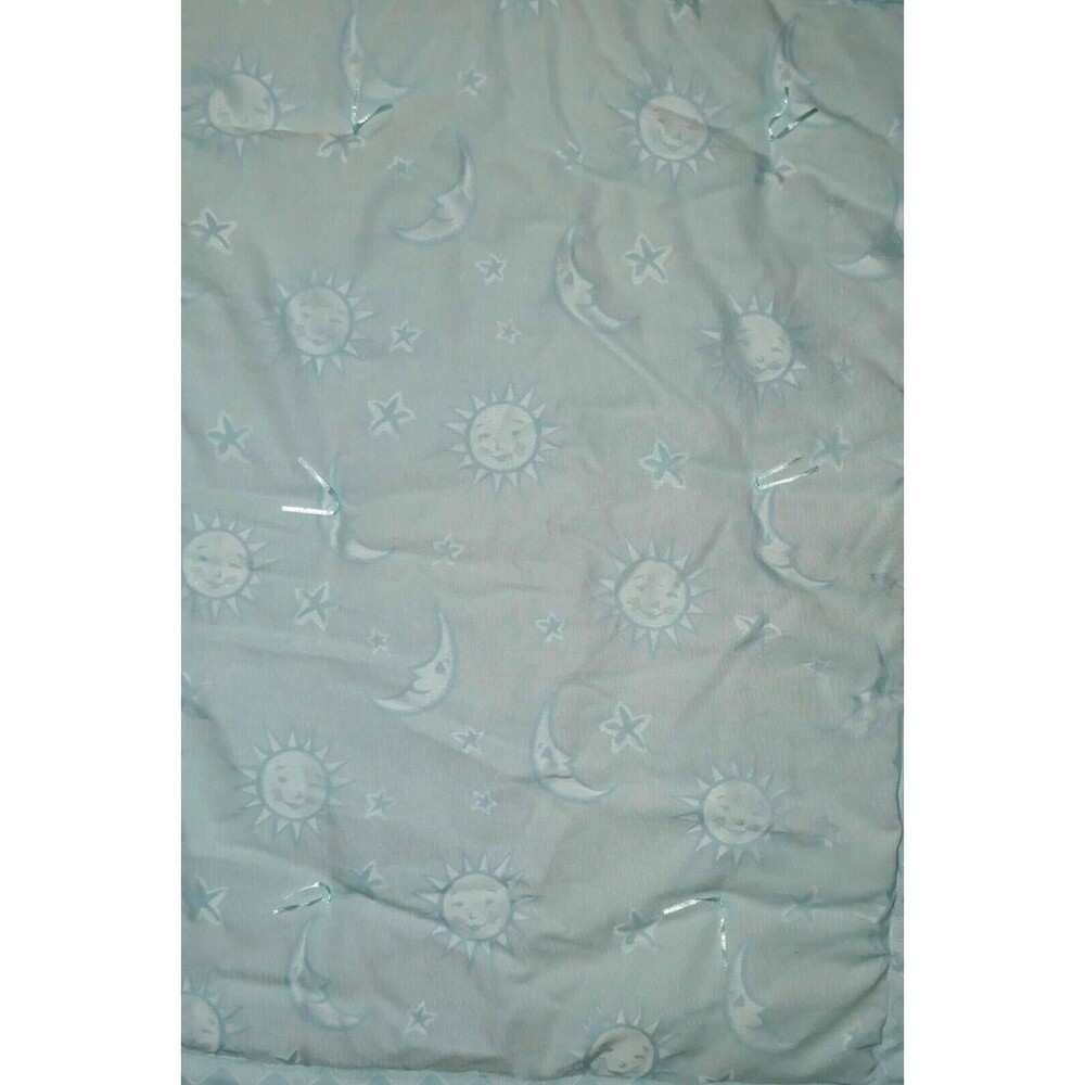 KIDSLINE Blue Moon Sun Stars 36x45 Baby Crib Blanket